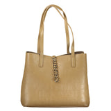 Valentino Shoulder Bag with Double Handles Beige 34X27X11 - Women's