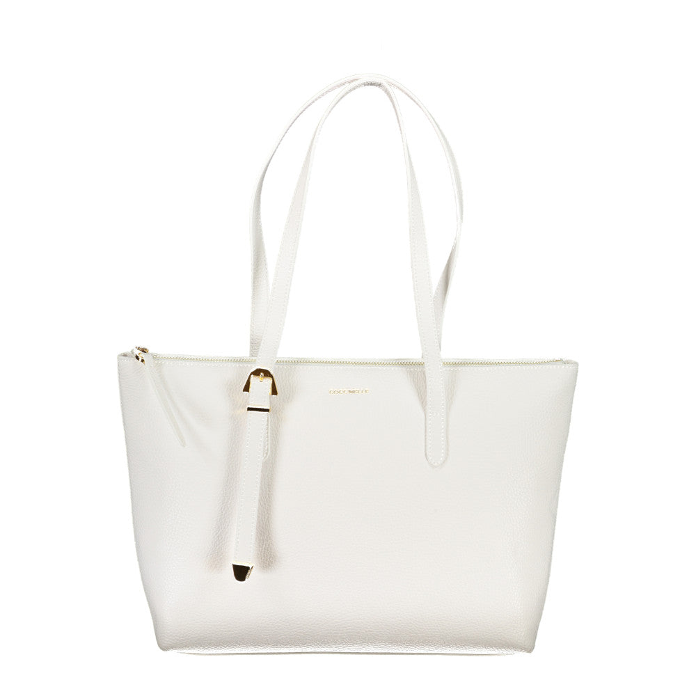 Coccinelle Leather Shoulder Bag White - Women's