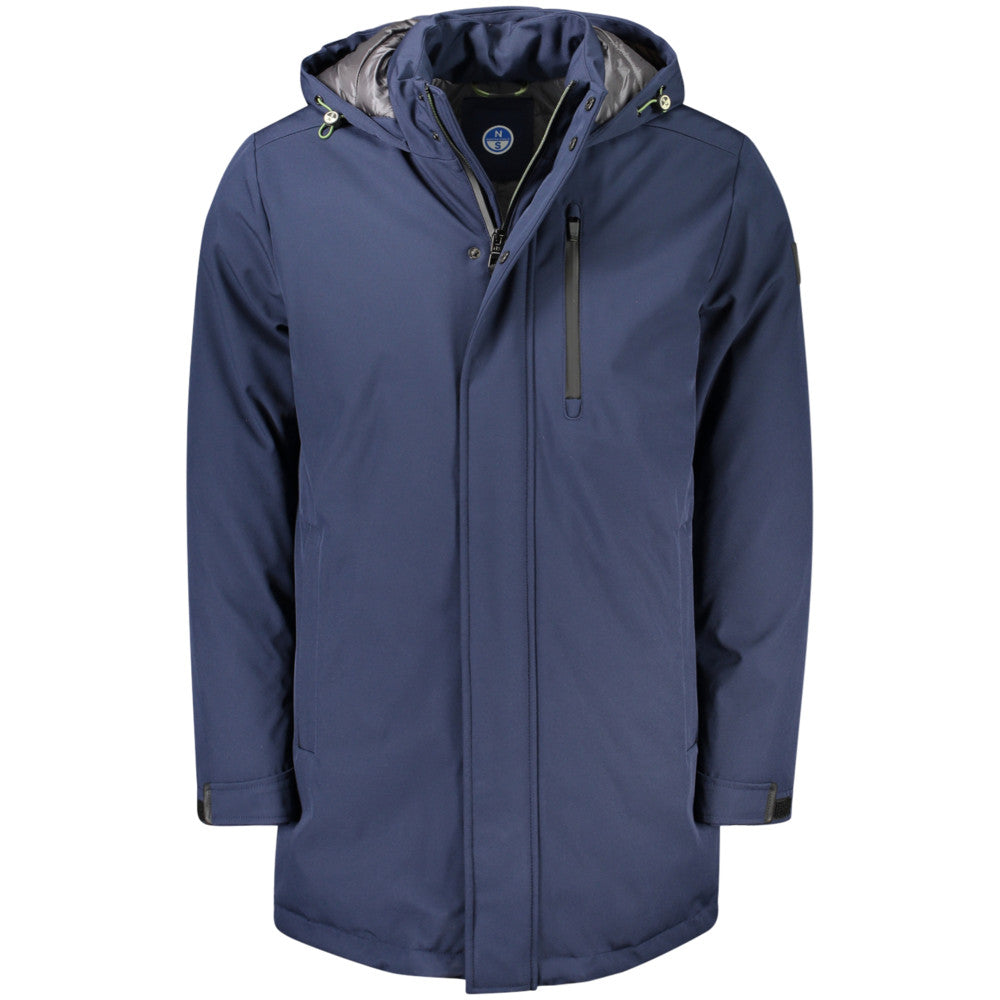 North Sails Long Jacket Blue Navy - Men's