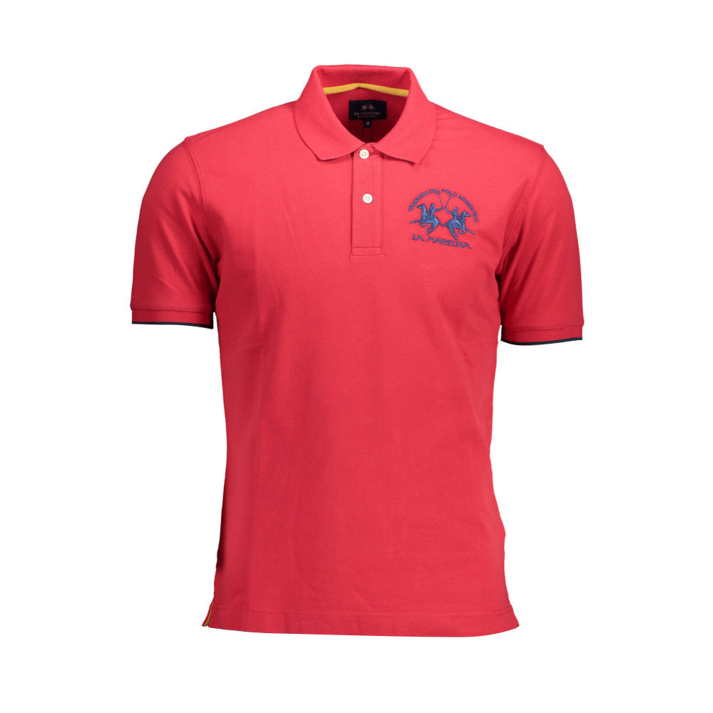 La Martina Polo Shirt Red - Men's