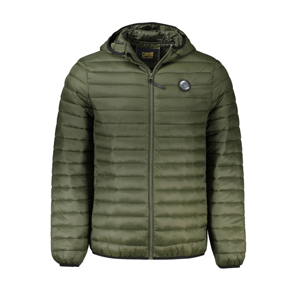 Cavalli Class Jacket with Hood Green - Men's