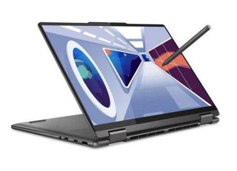 LENOVO NOTEBOOK YOGA 7 14IRL8, INTEL i7-1360P, 2.2-5.0GHz/18MB, 12 CORES, 16GB, 1TB SSD M.2 2242 PCIe, INTEL IRIS XE GRAPHICS, 14' WUXGA, OLED, TOUCH, WIFI6E, BT, USB, USB4, HDMI, WIN 11 HOME, 2YW, STORM GREY