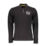 La Martina Long Sleeved T-Shirt Black - Men's