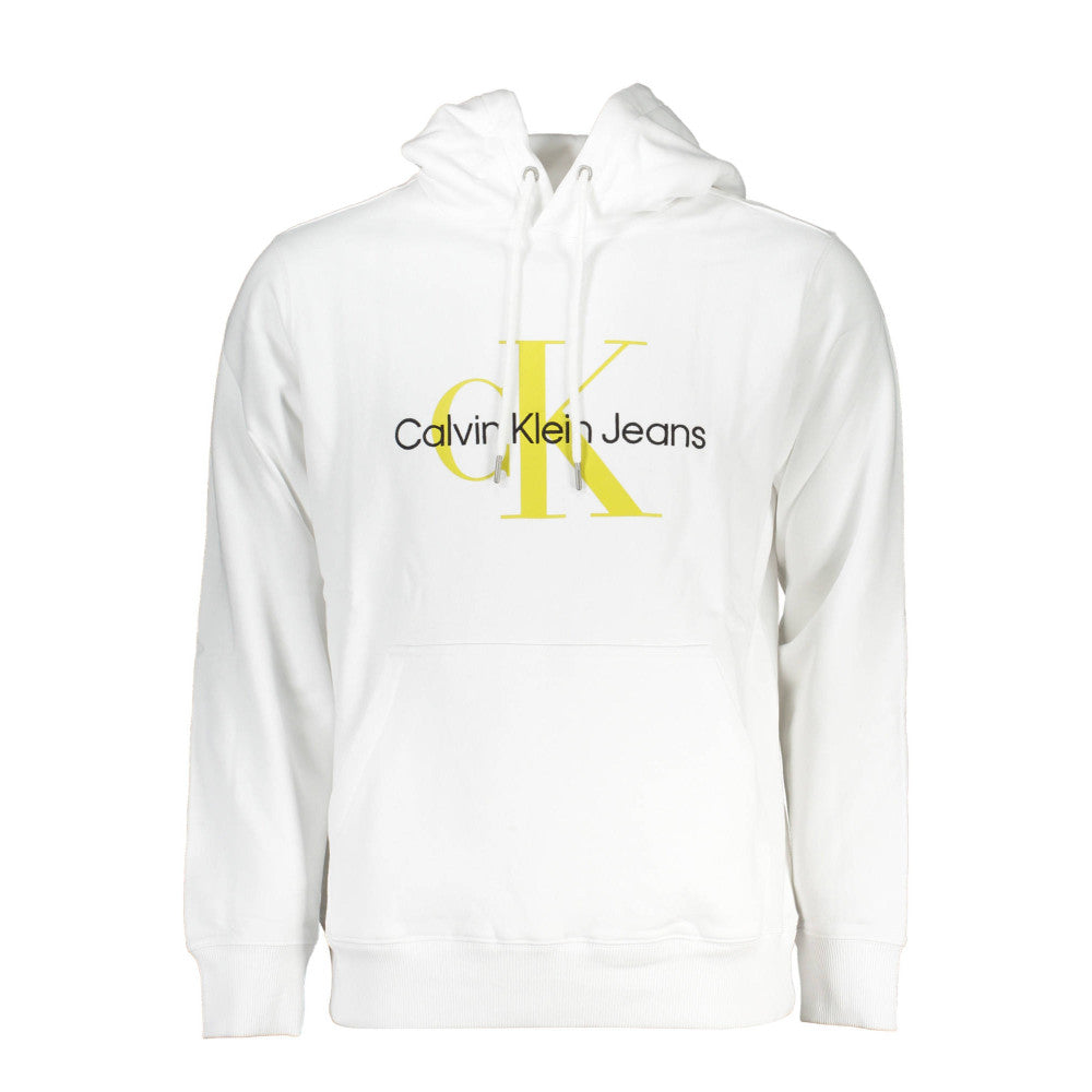 Calvin Klein Sweatshirt with Hood White - Men's