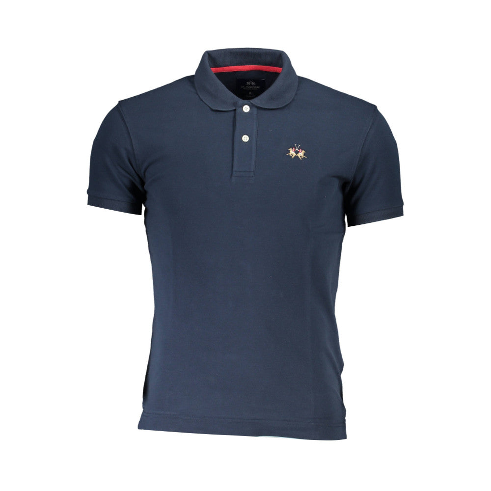 La Martina Short Sleeved T-Shirt Blue Navy - Men's