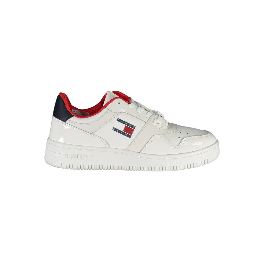 Tommy Hilfiger Sports Shoes White Leather - Women's