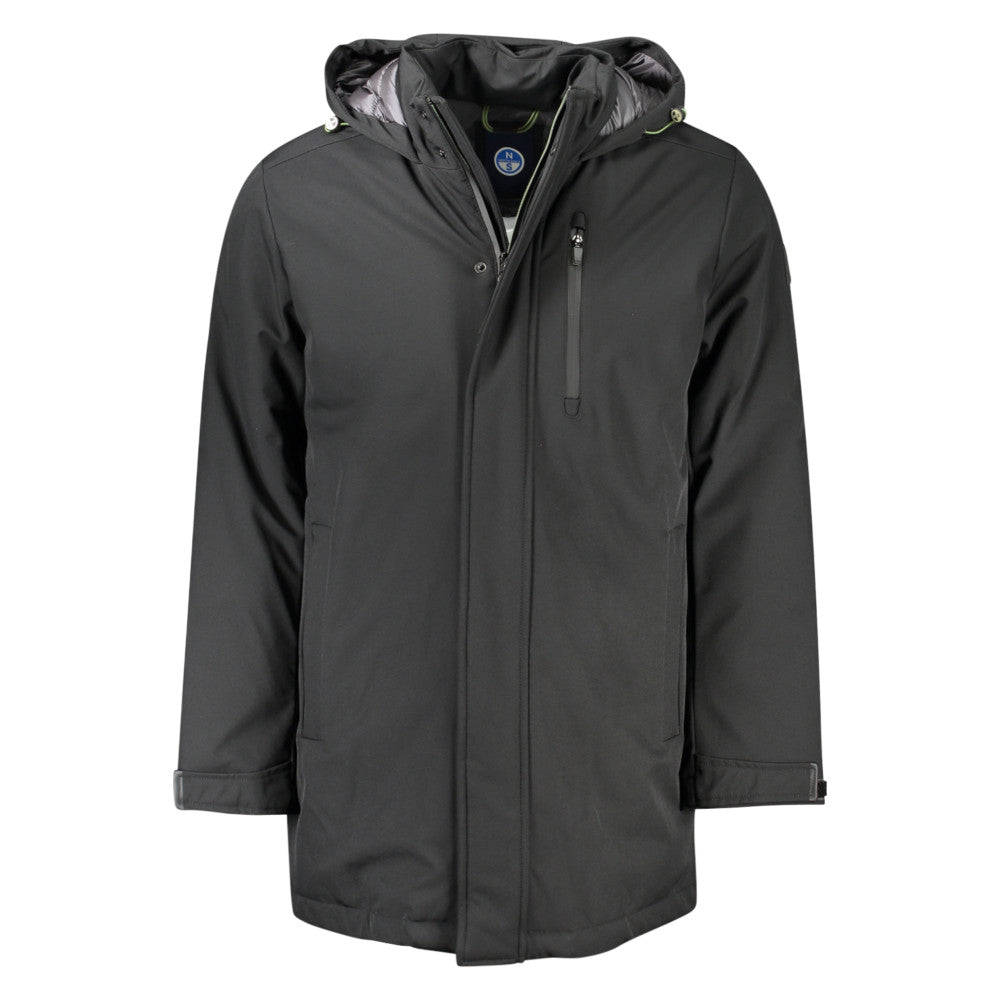 North Sails Long Jacket Black - Men's
