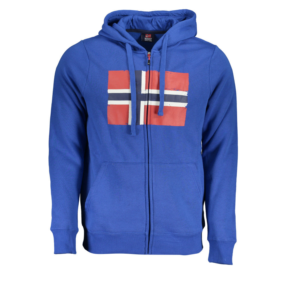 Norway 1963 Sweatshirt with Zip Light Blue - Men's