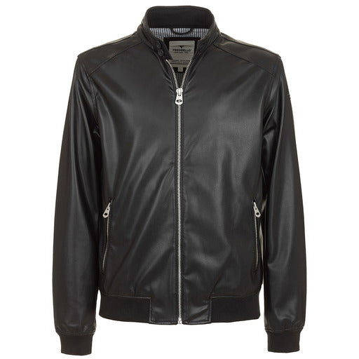 Fred Mello Eco-Leather Jacket Black - Men's