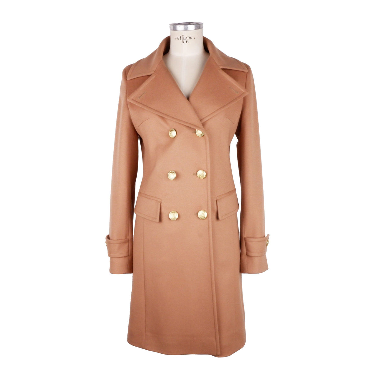 Made in Italy Brown Wool Vergine Coat - Women's