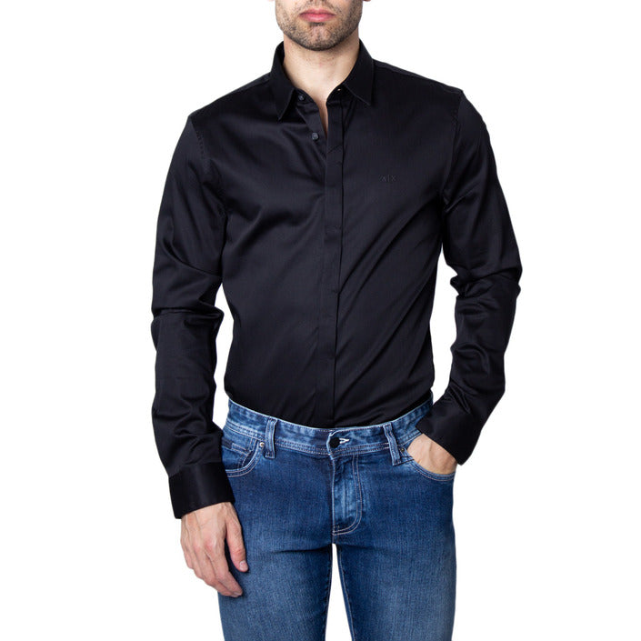 Armani Exchange Shirt Black - Men's