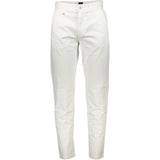 Hugo Boss Tapered Fit Trousers White - Men's