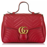 Gucci Red Leather Di Calfskin Crossbody Bag - Women's