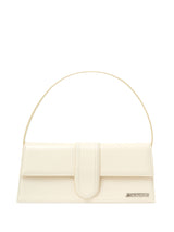 Jacquemus Ivory Leather Le Bambino Long Shoulder Bag