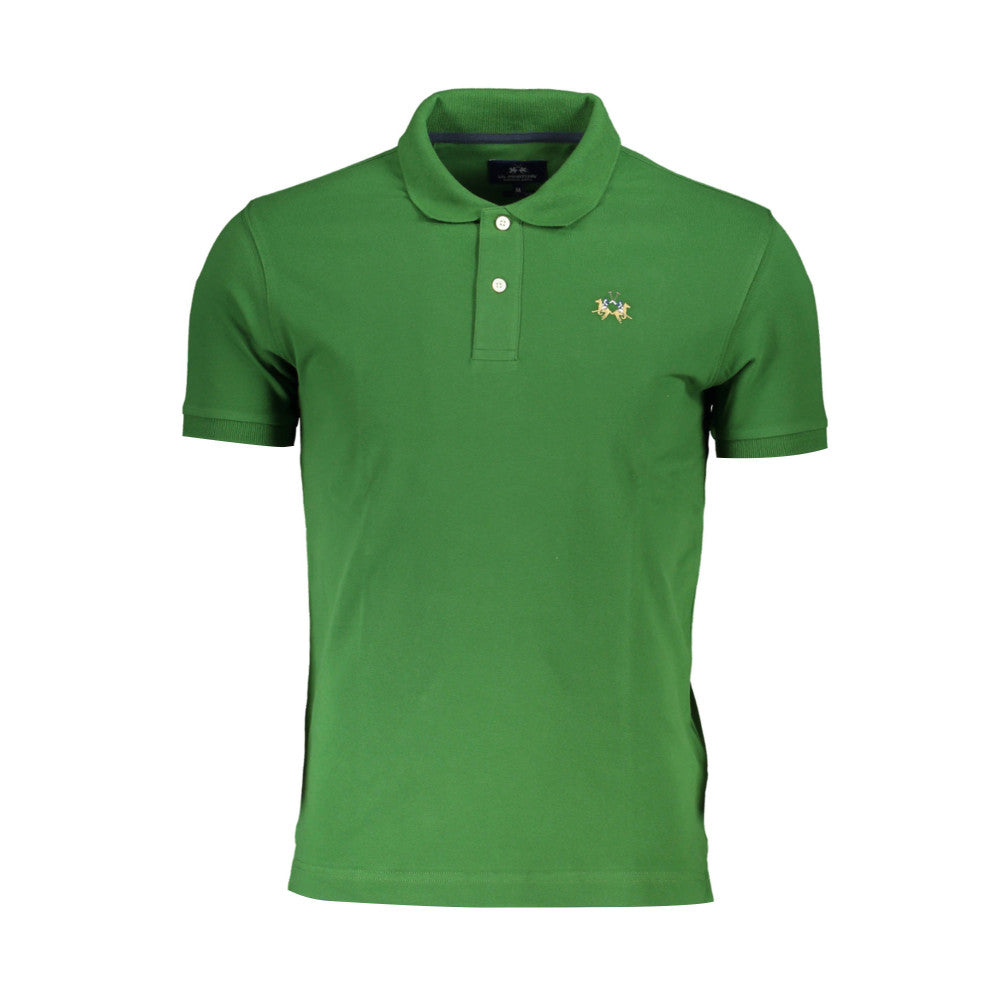 La Martina Short Sleeved T-Shirt Green - Men's