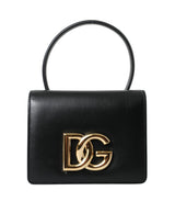 Dolce & Gabbana Black Leather Mini Belt Waist DG Girls Purse Bag - Women's