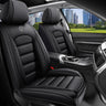 CVQAZ Car Seat Covers for Jeep Cherokee 1991-2023 Durable Leather Seat Cover Waterproof Anti-Slip Seat Covers All Weather Car Seat Automotive Seat Protector(2 SeatsAll Black-Standard)