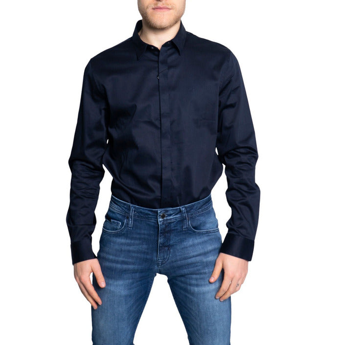 Armani Exchange Shirt Dark Blue - Men's