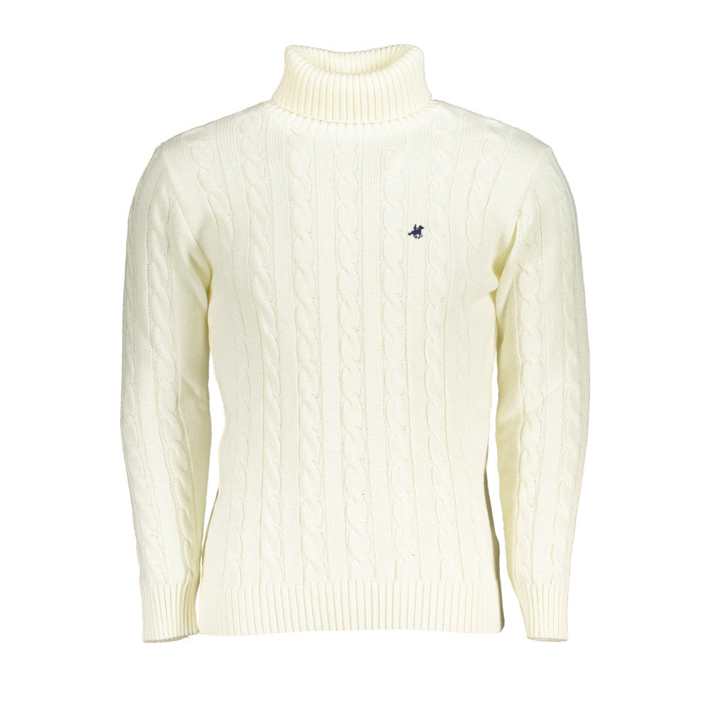 U.S. Grand Polo Sweater Turtle Neck White - Men's