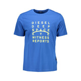 Diesel Short Sleeve T-Shirt Light Blue - Men's