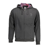 U.S. Polo Sweatshirt with Zip Black - Men's