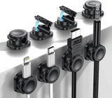 Cord Organizer Magnetic Cable Clips Cable Management Cord Management with Enhanced Adhesive Desk Organizer Office Desk & Computer Accessories for Office Desk Nightstand Wall Car