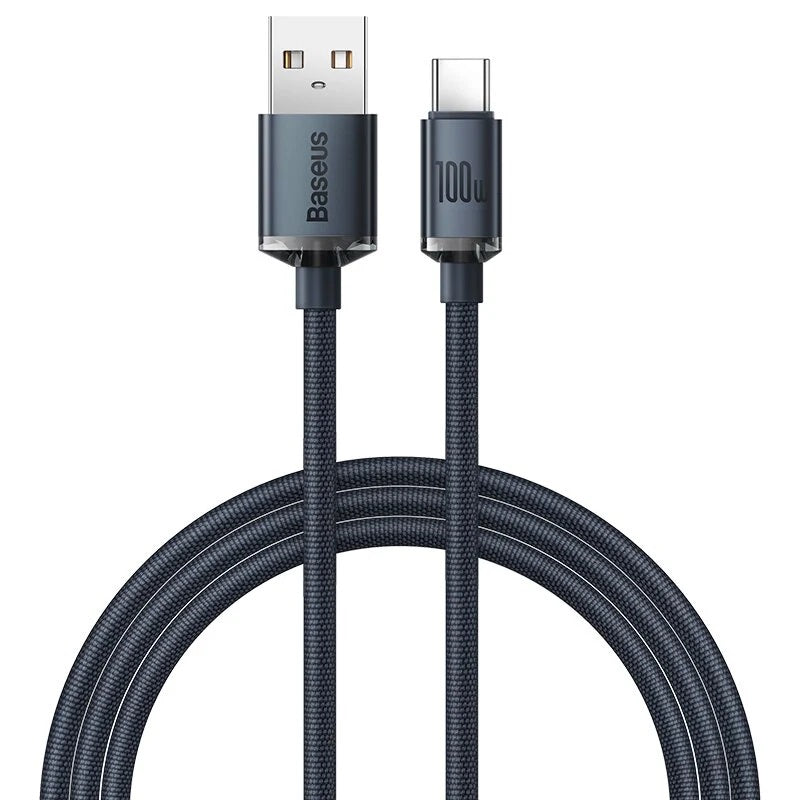 Baseus Crystal Shine USB to Type-C 100W 1.2m Black