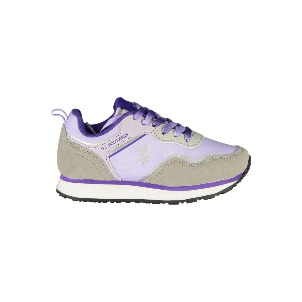 U.S. Polo Assn. Sneakers Grey/Purple - Girls