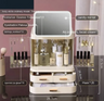 Lighted Mirror Makeup Storage Box