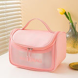 Portable Water-Resistant Clear Makeup Organizer Bag