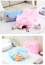 Portable Waterproof Flower Toiletry Bag Organizer