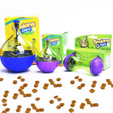Wobbling Pet Toy and Automatic Food Dispenser Ball