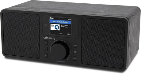Artsound R9 Internet Radio Wooden Speaker with FM,Bluetooth,AUX,Line Out,Alarm