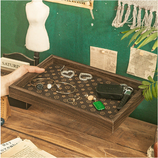 Vintage Square Jewelry Organizer and Tea Tray (Home Use)