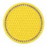 Creative Honeycomb Car Cup Holder Mat with Rhinestones