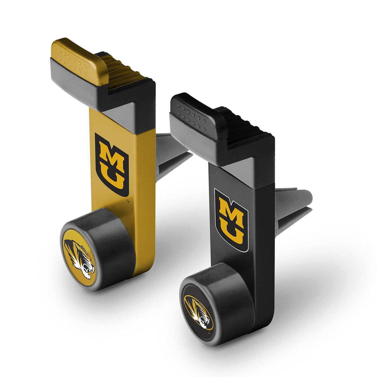 NCAA SUCKERZ In-Car Vent Mount Phone Holder 2 Pack Missouri Tigers