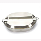Stainless Steel 304 Round Lunch Box for Outdoor Camping