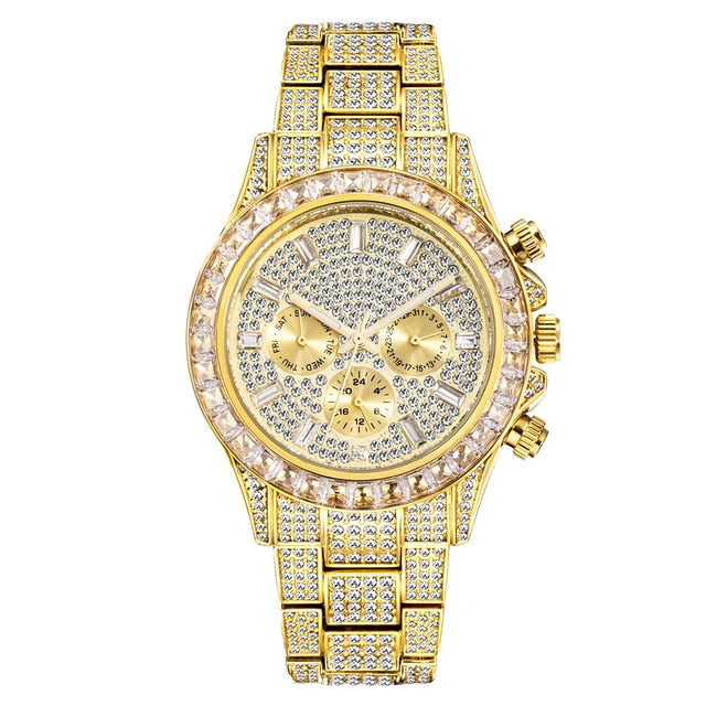 Rainbow Diamond Quartz Watch - Atlantic Shopping Mall