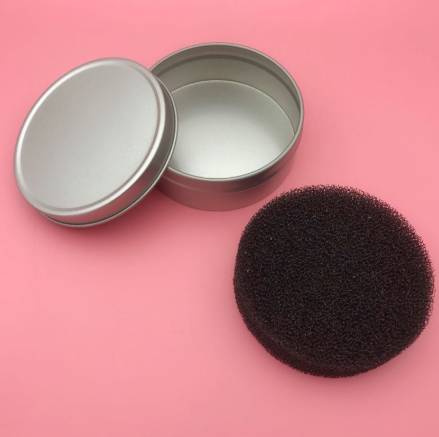 Portable Makeup Brush Cleaning Sponge Box
