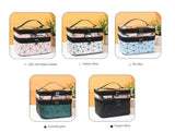 Transparent Travel Makeup Organizer with Large Capacity