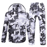 Camouflage Raincoat Set for Outdoor Activities