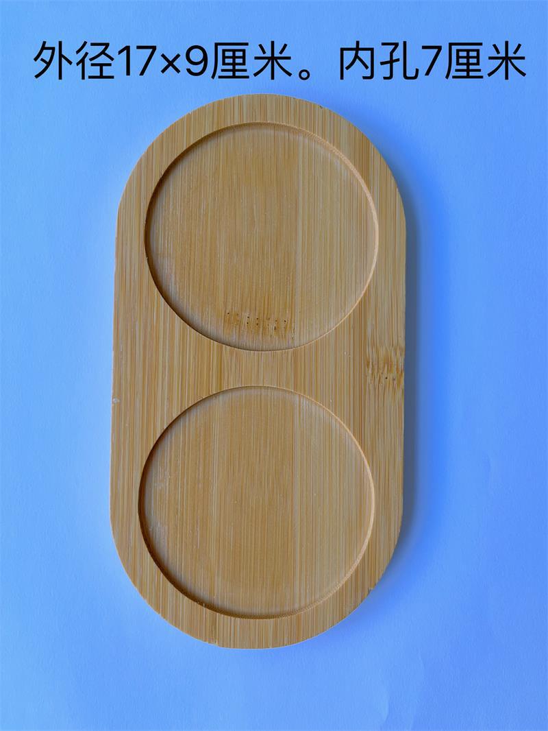 Ceramic Succulent Planter with Bamboo Tray and Stand