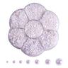 5800Pcs Half Pearls for Crafts Flatback Pearls for Artwork Making DIY Rhinestones Accessory Nail Art Face Gems Jewels Flat Back Craft Pearls for Artist Creative - AB White