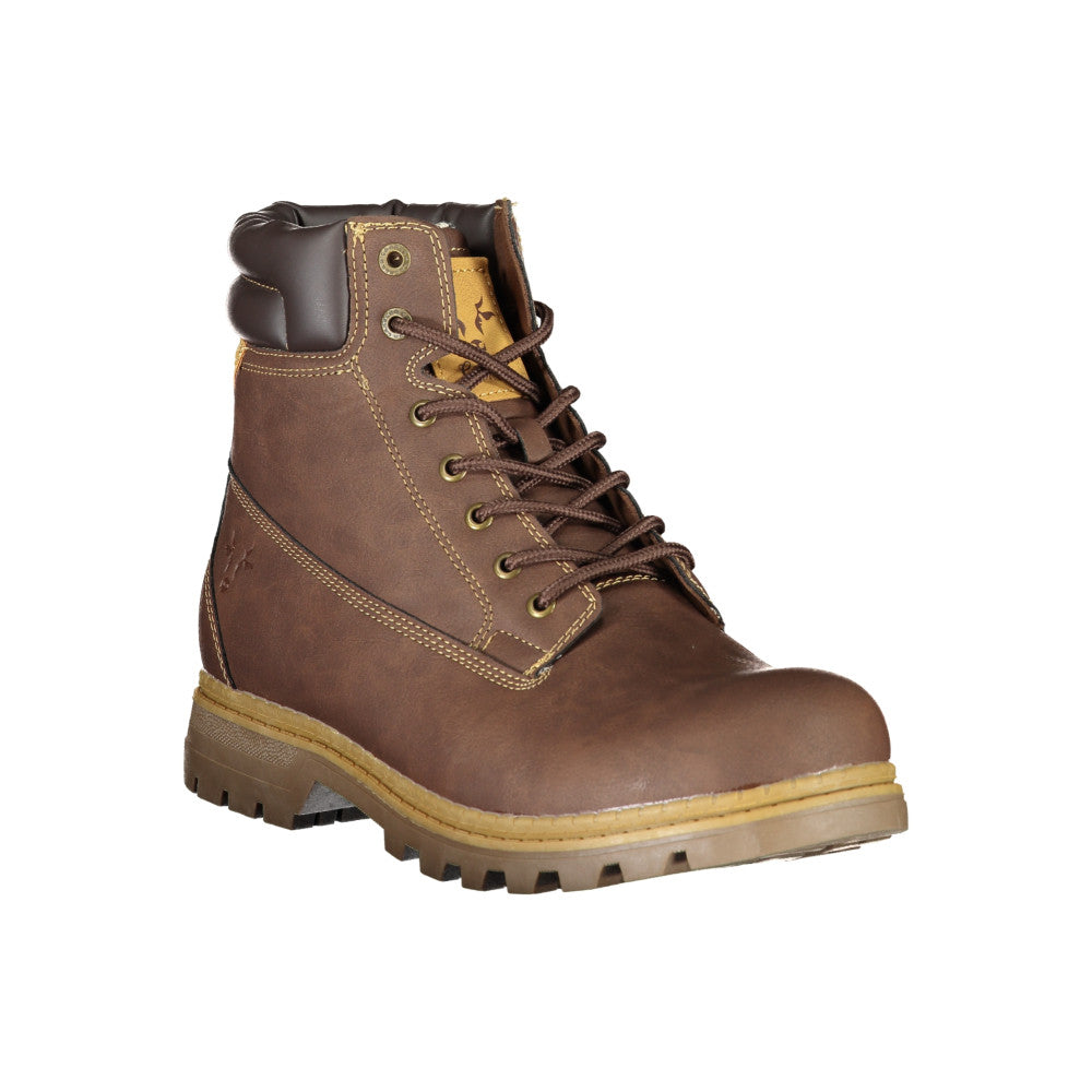 Carrera High Boots with Laces Brown - Men's