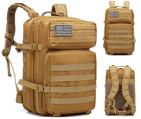 Outdoor Hiking Backpack, Tactical Casual Commuter Bag