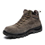 Men's Waterproof Leather Hiking Boots for Fall/Winter