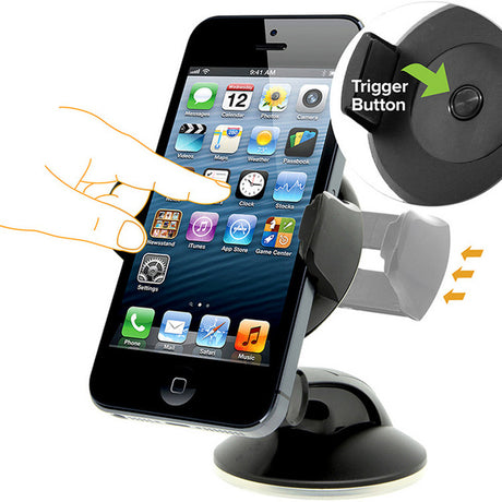 Car Dashboard Phone Holder - Suction Cup Multi-Function