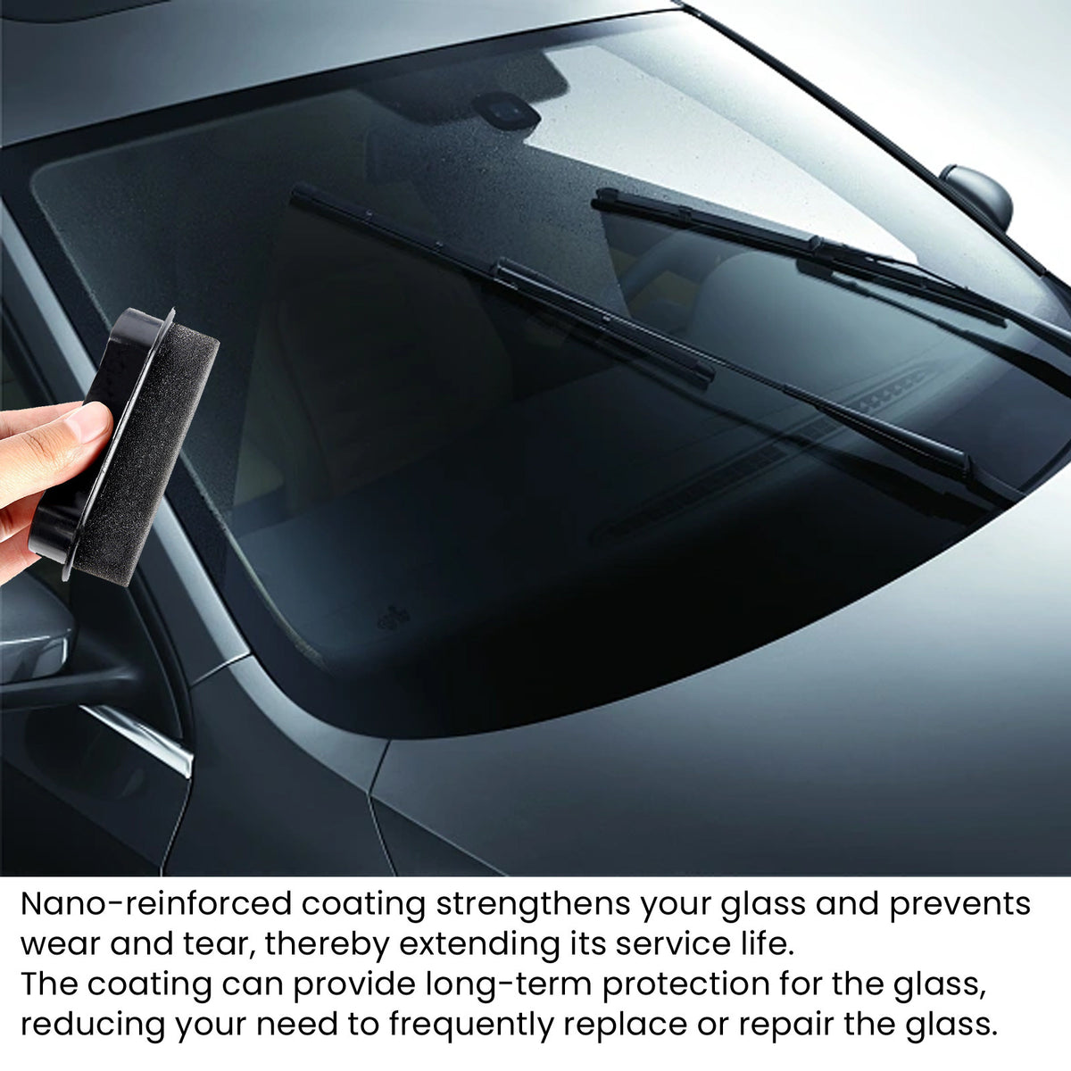 Homonth Car Sponge for Windshield Cleaning and Shine