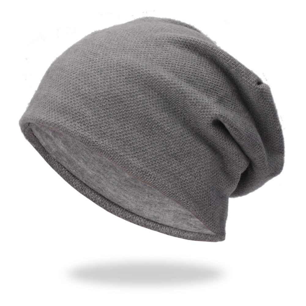 Three-Color Women's Knitted Outdoor Hat