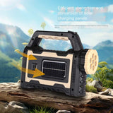 New COB Outdoor Solar Rechargeable Spotlight Lantern
